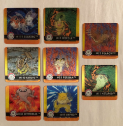1999 Artbox Pokemon Action Flipz -Premier Ed., lot of 8 Lenticular Cards - Image 1