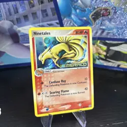 Ninetales Stamped Pokemon Card TCG Emerald Reverse Holo 38/106 DMG Read Desc. - Image 2