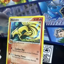 Ninetales Stamped Pokemon Card TCG Emerald Reverse Holo 38/106 DMG Read Desc. - Image 3