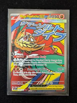 Pokemon TCG Ascended Heroes Mega Hawlucha EX MAR Holo Card 268/217 - Image 1