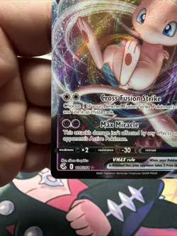 Mew VMAX 114/264 Pokemon TCG Card From Fusion Strike Near Mint See Pics - Image 5