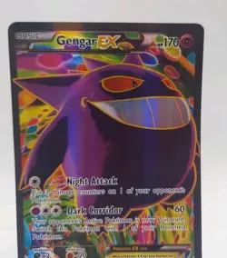 Pokemon TCG XY Phantom Forces Gengar EX Full Art Ultra Rare Card 114/119 MP ZM1 - Image 2