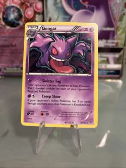 Pokemon Gengar Holo Rare TCG Card 60/162 XY Breakthrough 9.0 holo deck grade - Image 1