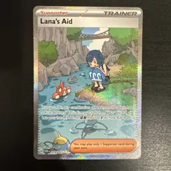 Lana's Aid Twilight Masquerade Holo Card 219/167 Sv06 - Image 1