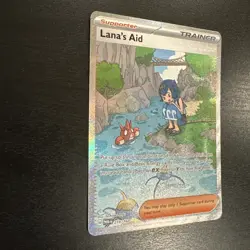 Lana's Aid Twilight Masquerade Holo Card 219/167 Sv06 - Image 2