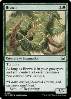 Brawn - Near Mint MTG Commander: March of the Machine - Image 1