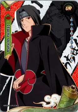 Naruto Kayou Series 3 Itachi Uchiha UR NRSA03-UR-013L3 Holo Card NM - Image 1