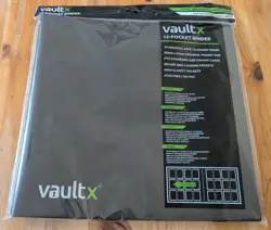 Vault X 12 Pocket Trading Card Strap Binder 480 cards 20 Side-Loading Pages - Image 1