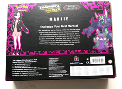 Pokemon TCG Champions Path Trainer Marnie Special Collection OPENED 2020 - Image 2