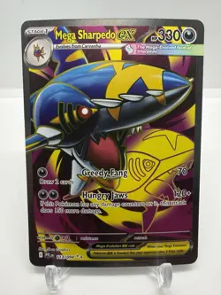 Mega Sharpedo ex - Phantasmal Flames 113/094 - Ultra Rare - NM - Pokemon - Image 1