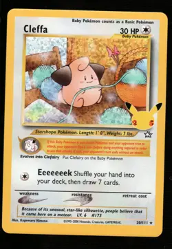 Pokemon Cleffa Celebrations: Classic Collection #20/111 NM - Image 1