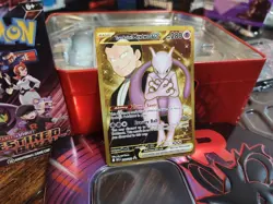 Team Rocket's Mewtwo ex - 240/182 - Pokemon Destined Rivals Gold Hyper Rare NM - Image 3