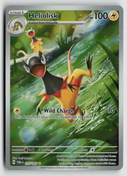 Heliolisk 177/167 Pokemon SV06: Twilight Masquerade Illustration Rare NM - Image 1