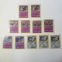 Cosmog, Cosmoem, Lunala, Solgaleo Holo Pokemon TCG Lot of 11 - Celebrations - Image 1