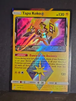 Pokemon Card Tapu Koko 51/181 Team Up Prism Star NM. - Image 2