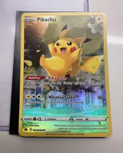 Pokemon SWSH Crown Zenith Pikachu Galarian Gallery GG30/GG70 FREE Shipping - Image 1