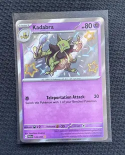 Kadabra 149/091 Scarlet & Violet: Paldean Fates Holo Shiny Rare Pokemon TCG - Image 1