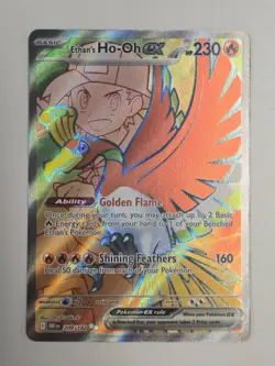 Ethan's Ho-Oh ex 209/182 SV10 Destined Rivals Ultra Rare Holo Pokemon TCG - Image 1