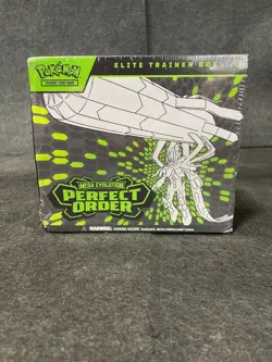 Pokemon TCG: Mega Evolution Perfect Order Elite Trainer Box, Sealed Box is Worn - Image 1