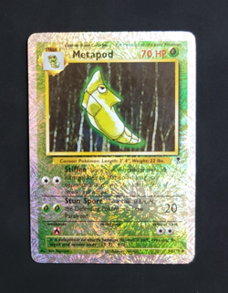 Pokemon Metapod 54/110 WotC Legendary Collection Reverse Holo Uncommon LP - Image 1