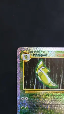 Pokemon Metapod 54/110 WotC Legendary Collection Reverse Holo Uncommon LP - Image 2
