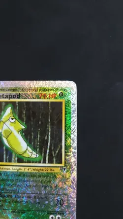 Pokemon Metapod 54/110 WotC Legendary Collection Reverse Holo Uncommon LP - Image 3