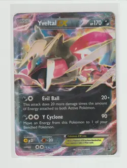 2016 Pokemon Basic Yveltal EX Foil Promo #xy150 - Image 1