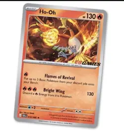 Pokemon TCG Ho-Oh EB Games Stamped Promo 010/086 Chaos Rising - Image 1