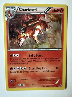 Charizard 19/113 Cosmos Holo Rare Pokemon 2013 B&W Legendary Treasures LP - Image 1