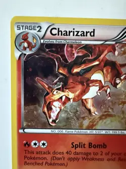 Charizard 19/113 Cosmos Holo Rare Pokemon 2013 B&W Legendary Treasures LP - Image 2