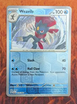 Weavile 14/064 | Near Mint REVERSE HOLOFOIL | SV Shrouded Fable SFA Pokemon TCG - Image 1