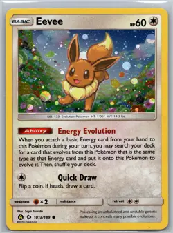 Eevee 101a/149 Holo P Alternate Art Promos LP Pokemon - Image 1