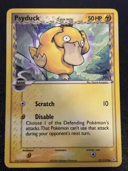2006 POKEMON EX HOLON PHANTOMS DELTA SPECIES PSYDUCK 81/110 COMMON - Image 1