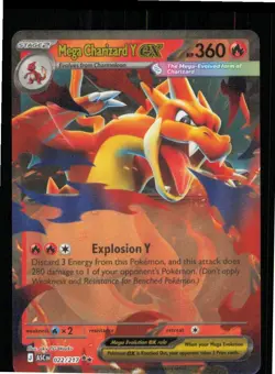 Mega Charizard Y ex 022/217 Double Rare Ascended Heroes Pokemon Near Mint - Image 1