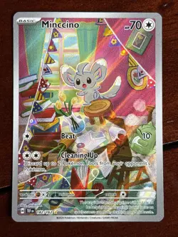Pokemon Temporal Forces Cinccino 182/162 Illustration Rare - Image 1