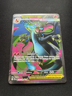 Pokemon: Mega Charizard X ex Ultra Rare Full Art Holo 109/094 Phantasmal Flames - Image 2