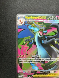 Pokemon: Mega Charizard X ex Ultra Rare Full Art Holo 109/094 Phantasmal Flames - Image 4