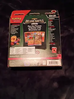 Pokemon Deluxe Battle Deck Ninetales Ex OPEN BOX 3 NINETALES INSIDE - Image 4