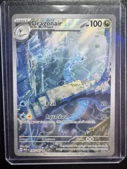 Pokemon TCG Dragonair 181/165 SV 151 Illustration Rare Holo English - Image 2