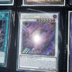 YUGIOH BRAMBLE ROSE DRAGON SECRET RARE NM DOOD-EN039 - Image 1