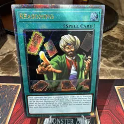 REASONING 1ST EDITION QUARTER CENTURY SECRET RARE RA01-EN052 YUGIOH! NM QCSR - Image 1