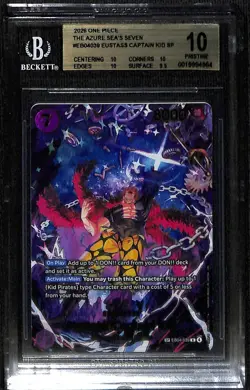 One Piece Eustass"Captain"Kid Alternate Art SP EB04-039 BGS 10 - Image 1