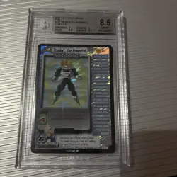 DBZ Trunks The Powerful BGS 8.5 Lvl 4 RARE Card Unlimited TCG #127 Dragon Ball Z - Image 1