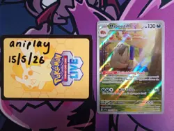 Mabosstiff 218/198 Illustration Rare Scarlet & Violet Near Mint Card Pokemon TCG - Image 1