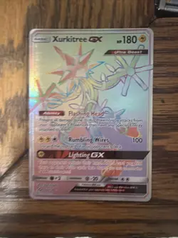 Xurkitree GX 160/156 Prism Holo Card Secret Rare Sm-Ultra - Image 1