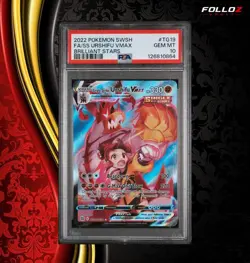 CARTA POKEMON SINGLE STRIKE URSHIFU VMAX TG19/TG30 BRS PSA 10 CARD ENG GRADATO - Image 1