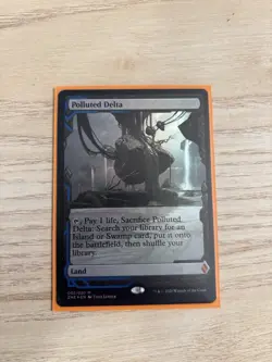 FOIL Polluted Delta Zendikar Rising Expeditions - ZNE 002 - NM - MTG Magic Card - Image 1