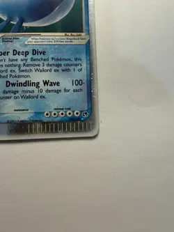 Wailord ex 100/100 Holo EX Sandstorm 2003 Pokemon Card LP Vintage - Image 5