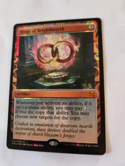 MTG English Rings of Brighthearth NM Foil Kaladesh Inventions - Image 1