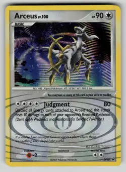 Arceus DP50 Diamond and Pearl Promos Pokemon Holo LP - Image 1